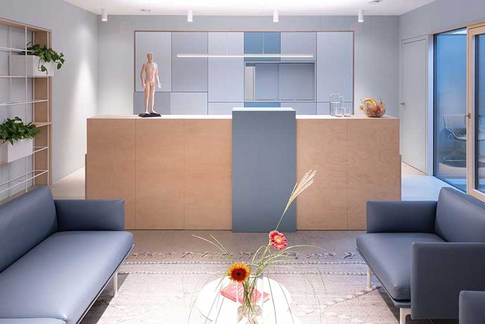 Armonía y vitalidad desde los espacios del consultorio médico Sempervivum