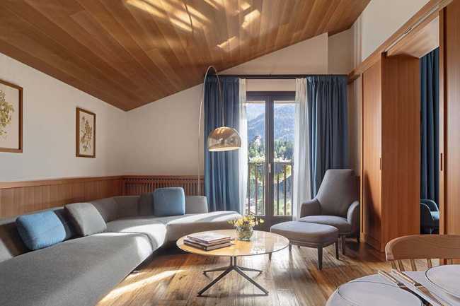 Ospitalità di charme: le nuove suites del Faloria Mountain Spa Resort