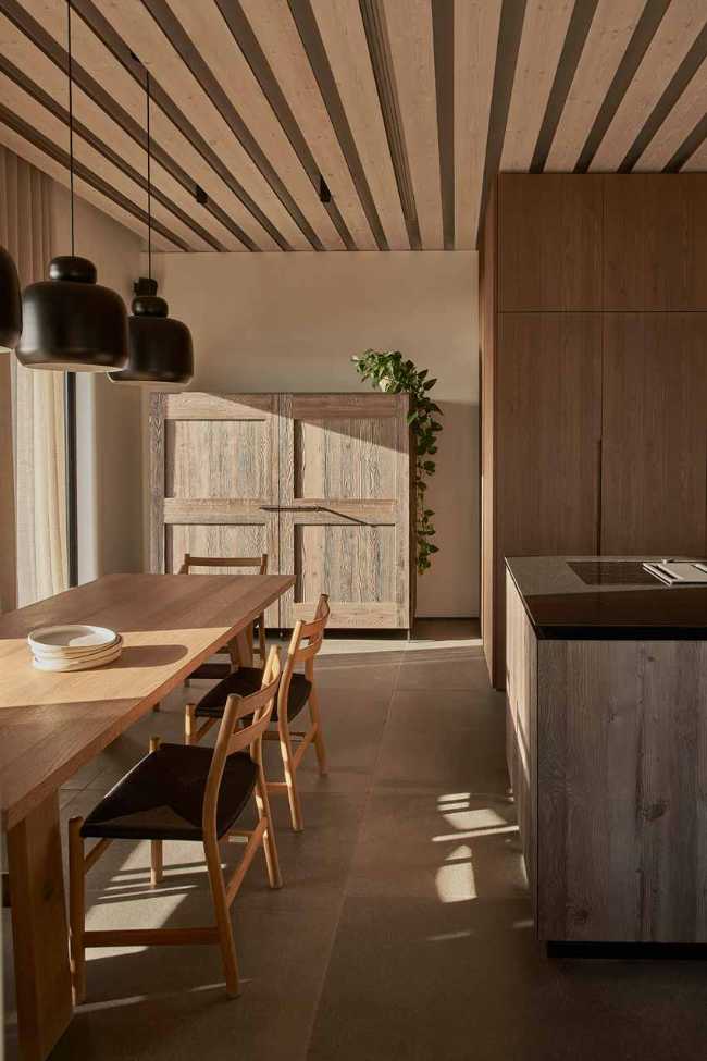 villa greece, kitchen