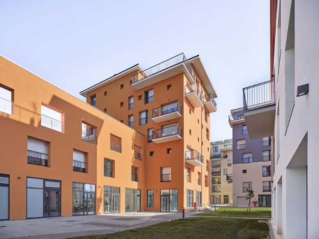 Camplus: student and social housing in the former Olympic Village of Turin