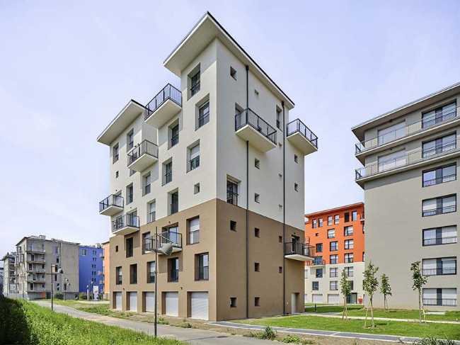 Camplus: student and social housing in the former Olympic Village of Turin