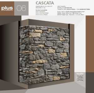 Stone cladding with a spontaneous profile Sesia Geopietra
