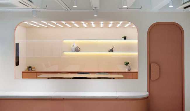 How interior design inspires the workspace, Project E Beauty