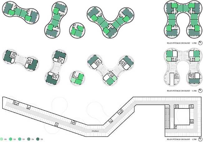 Nuevas conexiones entre el hogar y el entorno en Le mail en Vélizy-Villacoublay