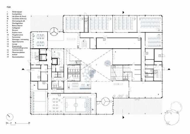 Diseño modular para la circularidad del edificio multifuncional LAB42