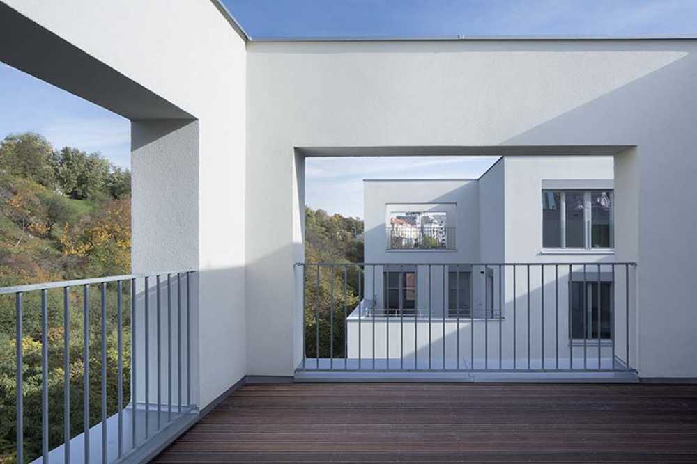 Edificio residenziale Koněvova tra atmosfere bohemien e contemporanee