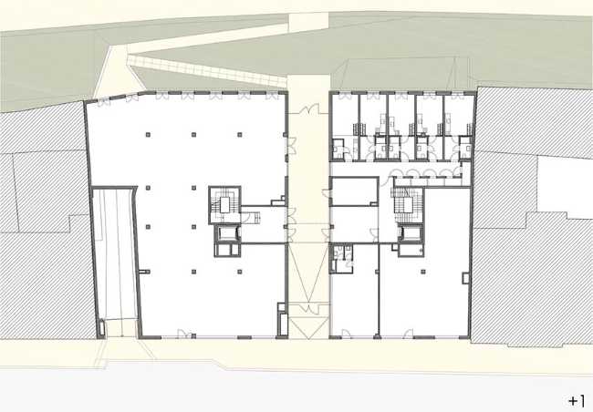 Edificio residenziale Koněvova tra atmosfere bohemien e contemporanee