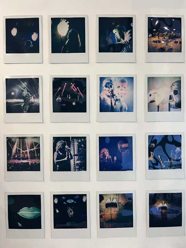 The papier-mâché sculptures in Antonella Paglialonga's set design.