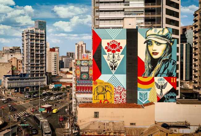 L'univers artistique de Shepard Fairey, Obey exposé à Milan.