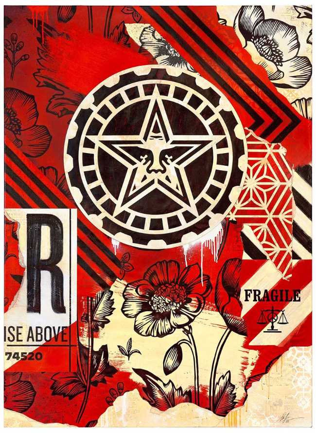 L'univers artistique de Shepard Fairey, Obey exposé à Milan.