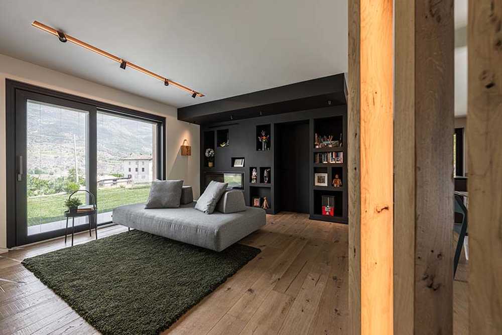 Zaffhaus, il progettista progetta la propria casa nel cuore delle Alpi