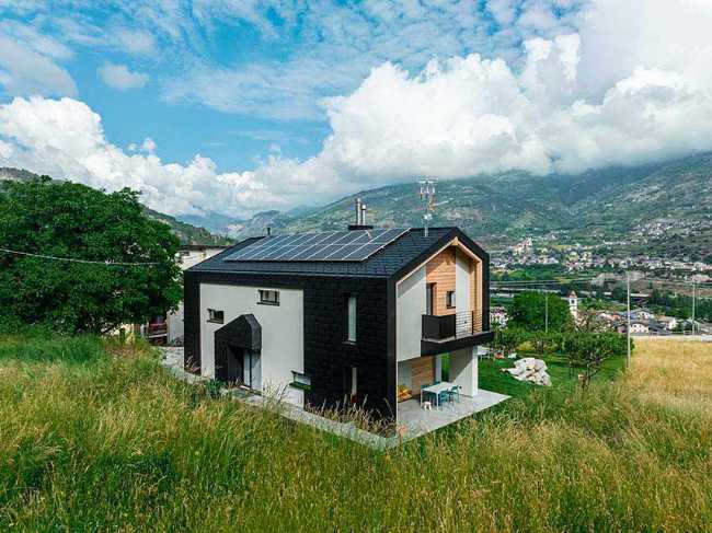 Zaffhaus, il progettista progetta la propria casa nel cuore delle Alpi