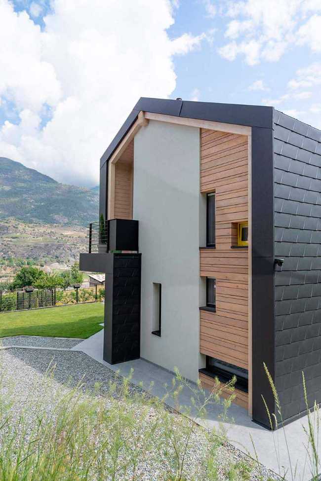 Zaffhaus, il progettista progetta la propria casa nel cuore delle Alpi