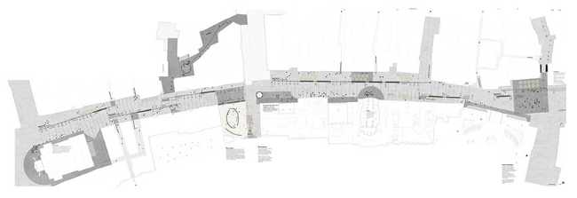 Renovacion de Corso Libertà Superiore en Merano. Un dibujo del silencio