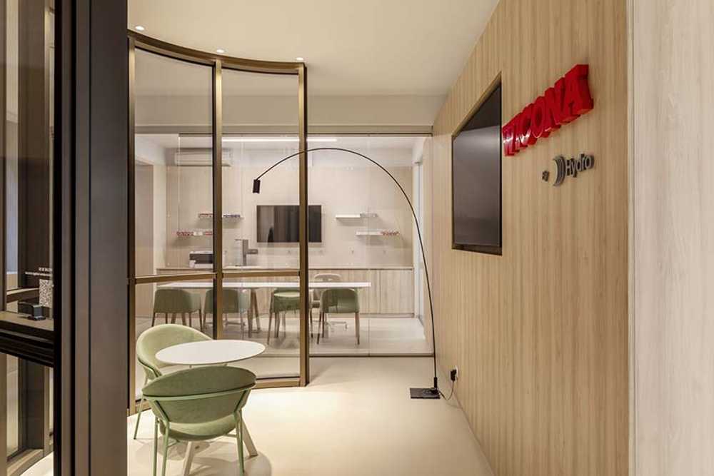 Innovation and sustainability on display: the new Domal showroom.