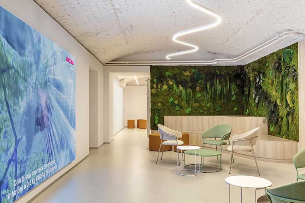 Innovation and sustainability on display: the new Domal showroom.