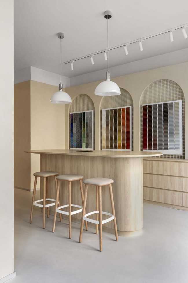 Innovation and sustainability on display: the new Domal showroom.