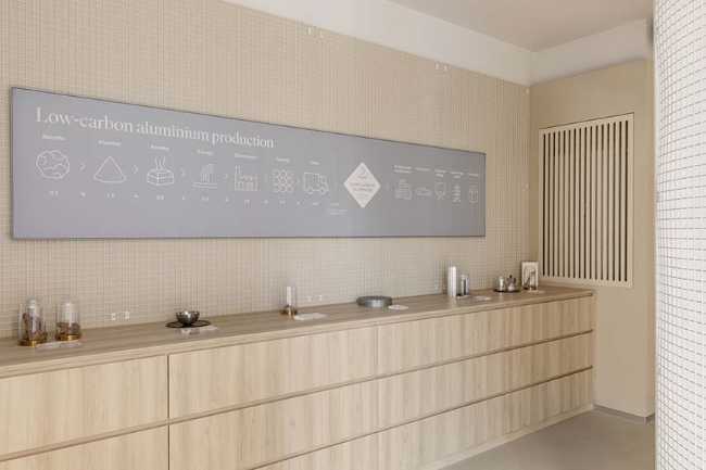 Innovation and sustainability on display: the new Domal showroom.