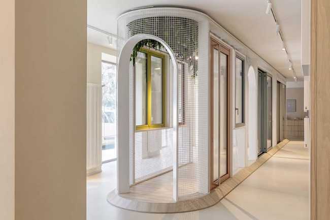 Innovation and sustainability on display: the new Domal showroom.