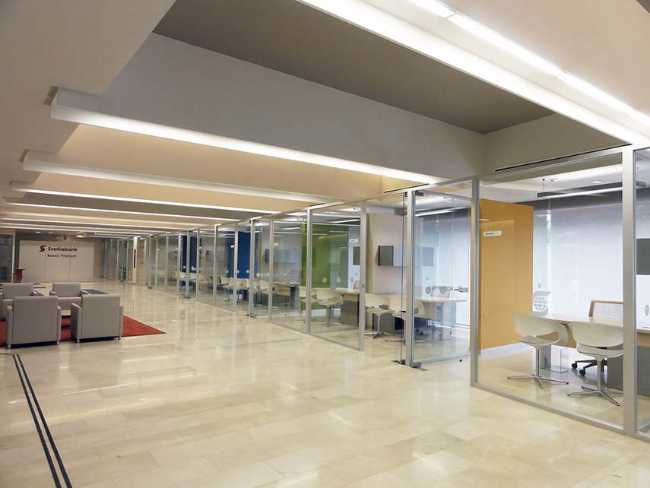 Proyecto de interior de la Sucursal n°1 de Scotiabank en Ciudad de México