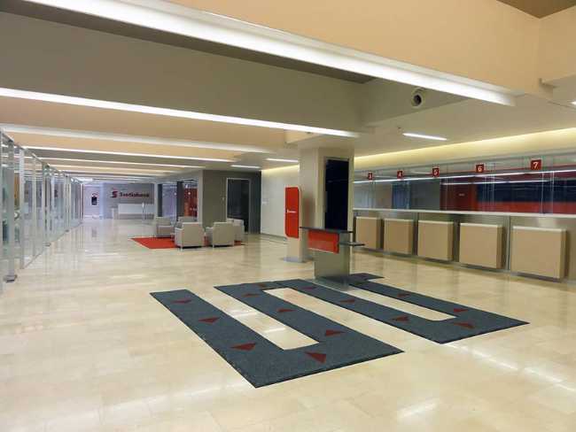 Proyecto de interior de la Sucursal n°1 de Scotiabank en Ciudad de México
