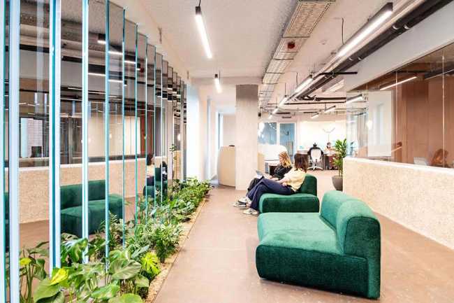 Coworking Silversquare. Interior design project between utopia and dystopia