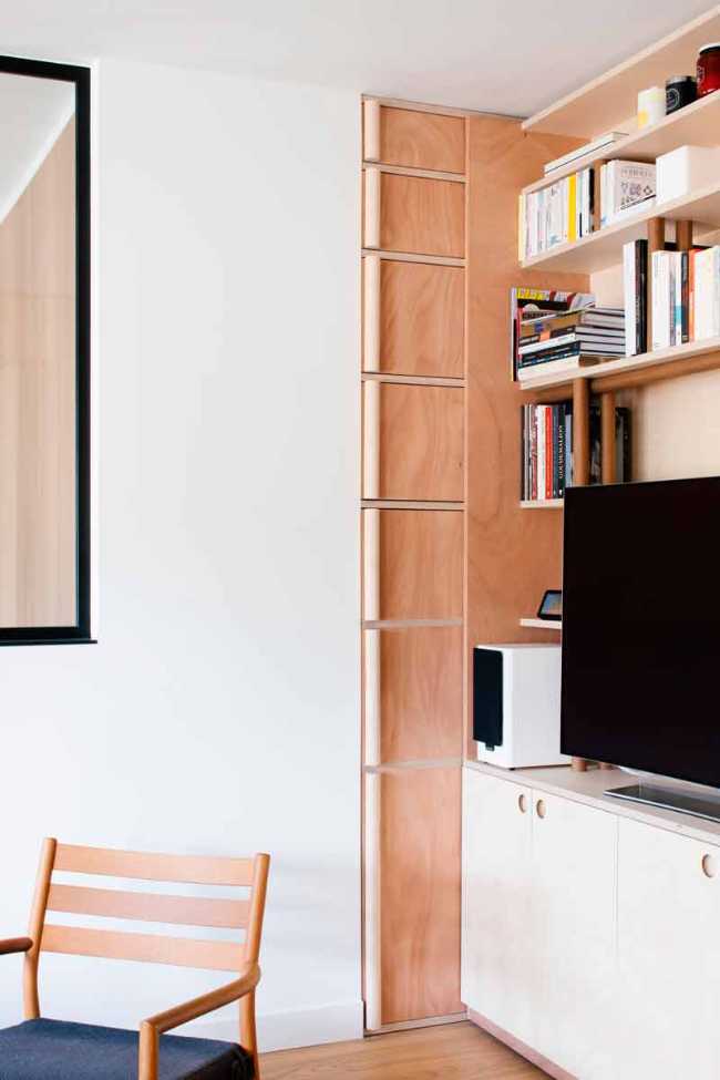 SEGUR flat: light and wood awaken the soul of a Parisian refuge