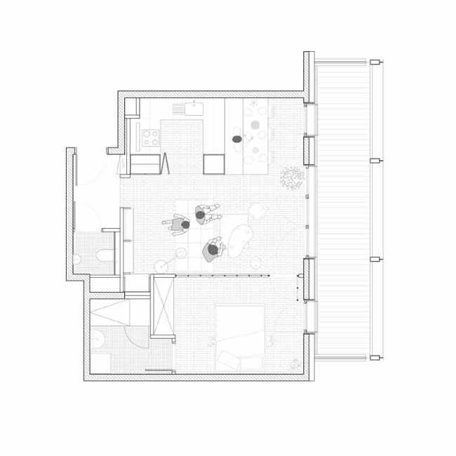 SEGUR flat: light and wood awaken the soul of a Parisian refuge