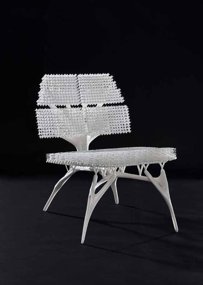 Radiolaria. 3D printed chair born from the wisdom of nature