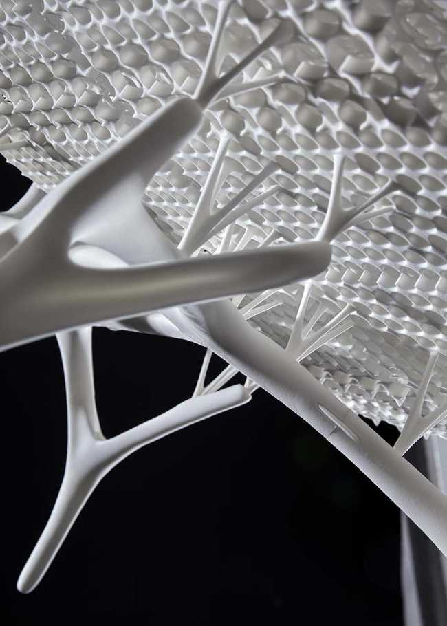 Radiolaria. 3D printed chair born from the wisdom of nature
