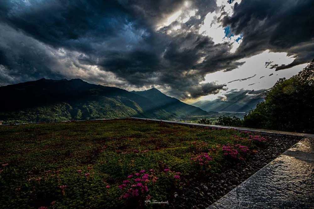 Green building and design come together to create Villa TR in Valtellina