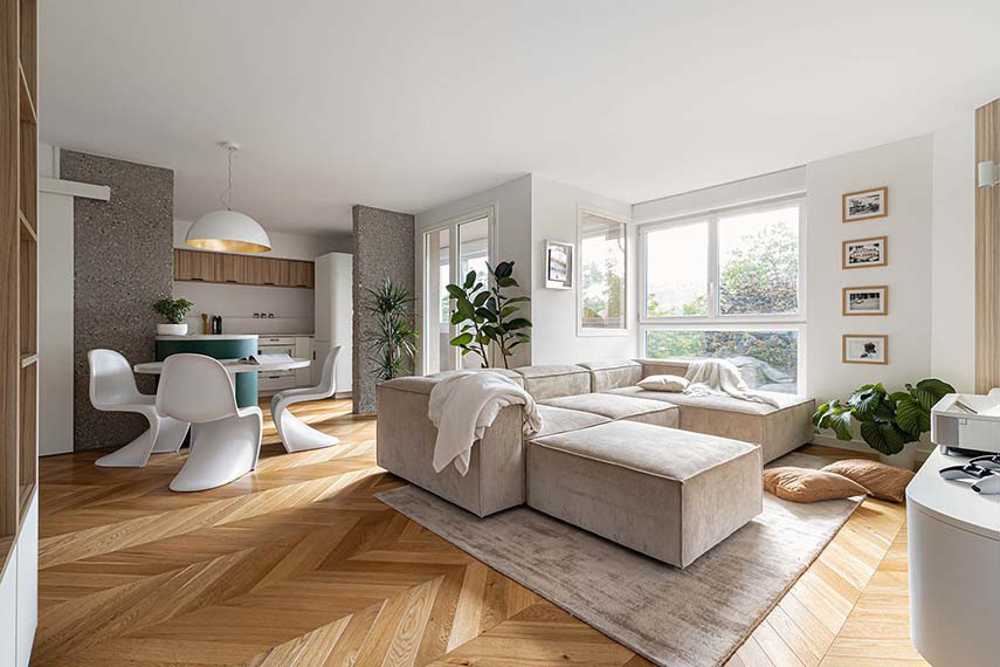 Design to restore space and light in the Quai Du Rhone apartment