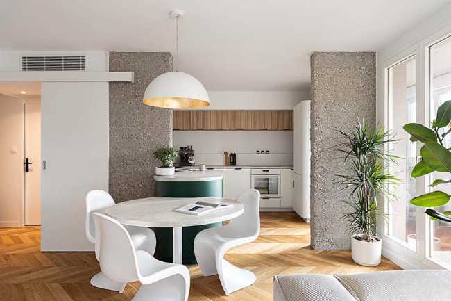 Design to restore space and light in the Quai Du Rhone apartment