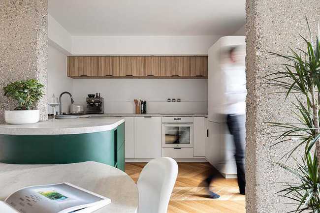 Design to restore space and light in the Quai Du Rhone apartment