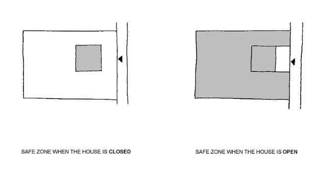 Safe House une synthèse entre sécurité et connexion. Un cube qui fleurit