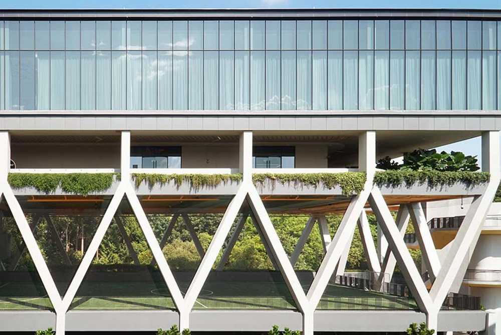 SAFRA Choa Chu Kang Clubhouse es un oasis de bienestar para personas y el medio ambiente