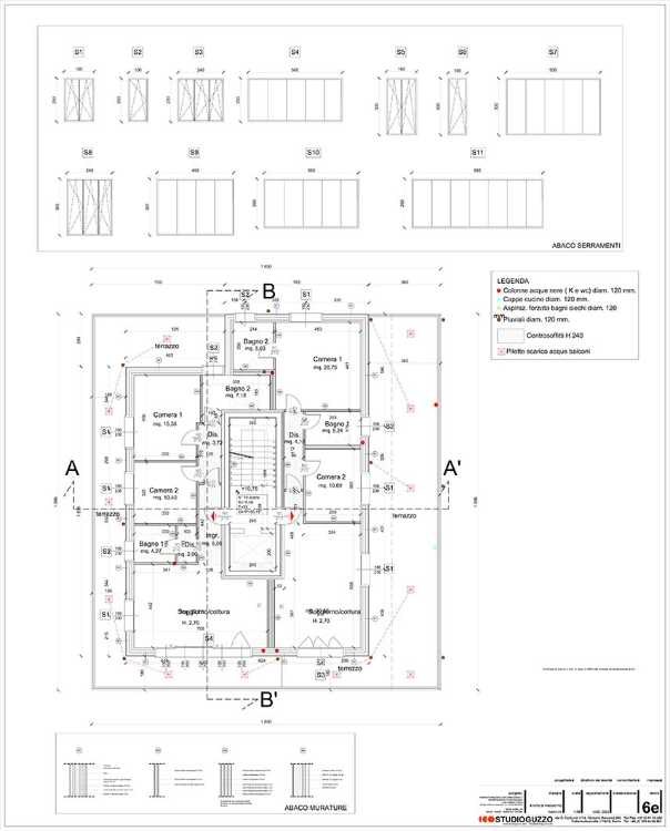 Residenza Gorki 75 a Cinisiello Balsamo. Solido squadrato e legno Decò