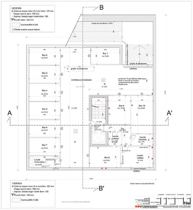 Residenza Gorki 75 a Cinisiello Balsamo. Solido squadrato e legno Decò