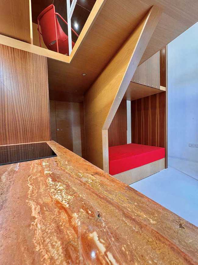 For the writer Angela Panaro, the mini-dwelling The Cube