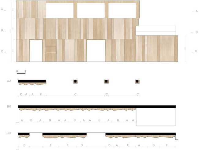 Interior de Casa Asociaciones Falzes arquitectura para la Comunidad