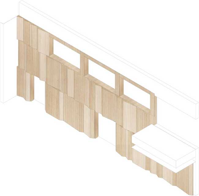 Interior de Casa Asociaciones Falzes arquitectura para la Comunidad