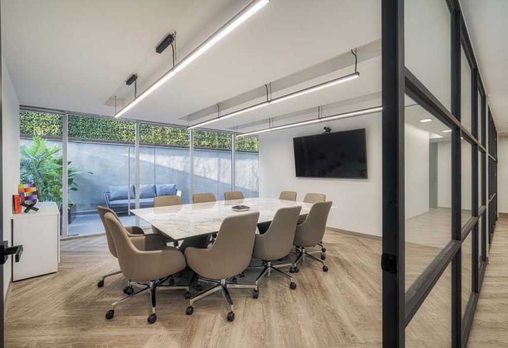 Proyecto de interior para las oficinas de Meor en la Ciudad de México