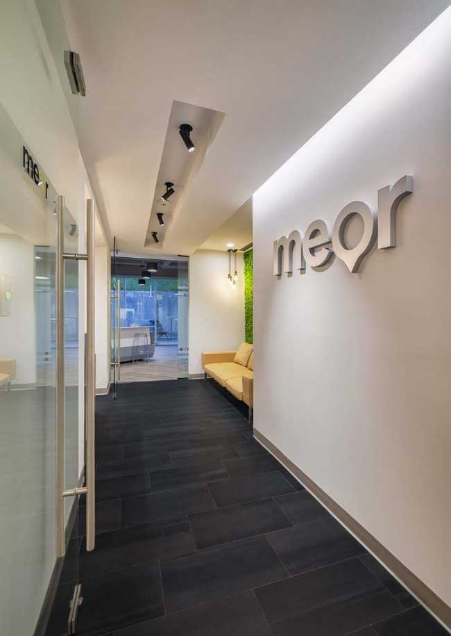 Proyecto de interior para las oficinas de Meor en la Ciudad de México