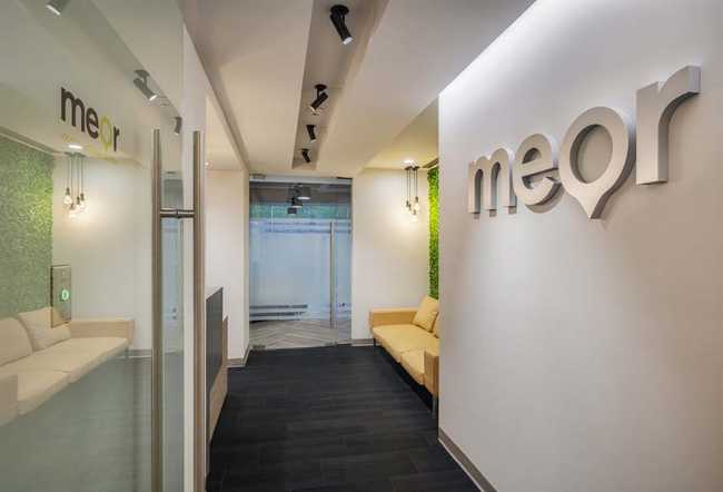 Proyecto de interior para las oficinas de Meor en la Ciudad de México