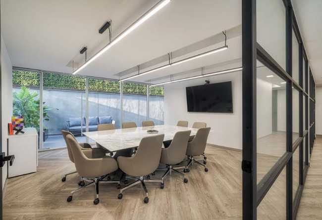 Proyecto de interior para las oficinas de Meor en la Ciudad de México