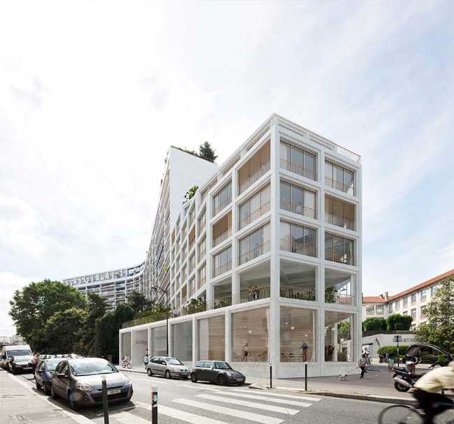 The Dareau project, urban multifunctional integration of Le Méridien