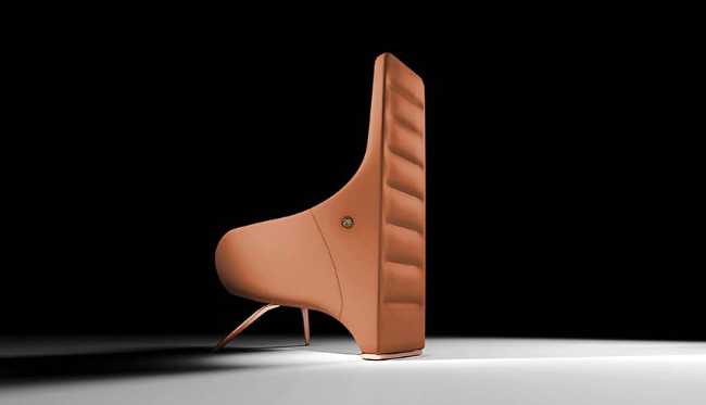 The armchair Milano: a meeting between architecture and design