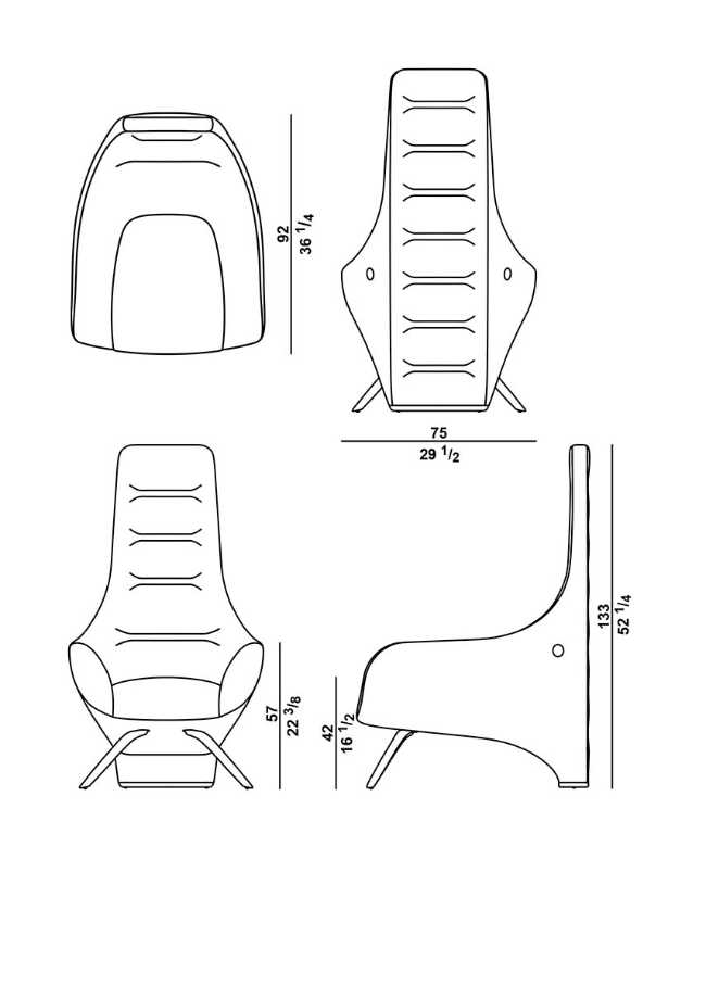 The armchair Milano: a meeting between architecture and design
