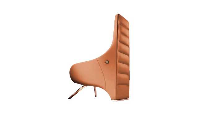 The armchair Milano: a meeting between architecture and design