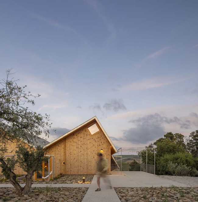 Structure d'accueil pour les visiteurs de la cave Quinta da Faísca